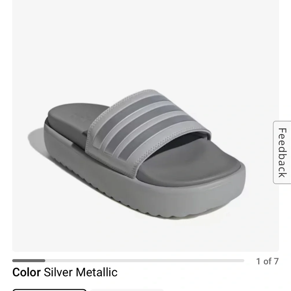 Adidas Adilette Platform Slide Sandals